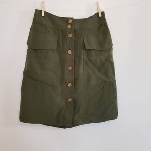 Green Midi Skirt